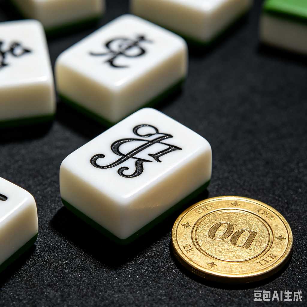 engraved texture mahjong tiles